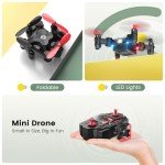 Holy Stone HS190 Foldable Mini Nano RC Drone for Kids Gift Portable Pocket Quadcopter with Altitude Hold 3D Flips and Headless Mode Easy to Fly for Beginners