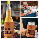 Gifts for Dad from Daughter, Son for Fathers Day - Dad Gifts, Men Gifts - Birthday Gifts for Men, Dad Birthday Gift, Birthday Gifts for Dad - Retirement Gifts for Men, Leather Can Cooler for Men 12Oz