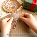 20PCS Clear Acrylic Snowflake Ornaments for Holidays