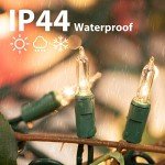 100 Clear String Lights – 26.5 Ft Warm Glow