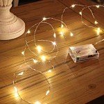 Warm White Battery Operated Fairy Lights - 2 Pack