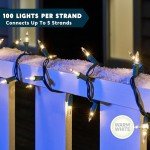 Joiedomi 100 Warm White Christmas Lights Set