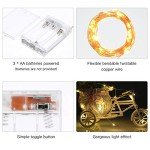 Warm White Battery Operated Fairy Lights - 2 Pack