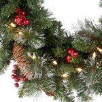 Pre-Lit Crestwood Spruce Christmas Wreath with Decorations