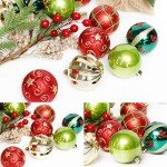 30ct Shatterproof Christmas Ball Ornament Set