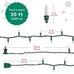 100 Count Warm White Christmas Tree Lights