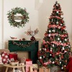 20-Inch Christmas Wreath with Welcome Sign