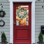 Festive 20-Inch Christmas Wreath with Pine Cones