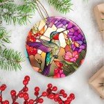Hummingbird Christmas Ornament - Holiday Gift Idea
