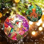 Hummingbird Christmas Ornament - Holiday Gift Idea