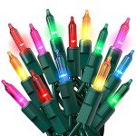 Multicolored Twinkle Christmas Lights - 100 Count