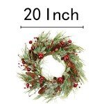 20” Holiday Wreath with Jingle Bells and Berries