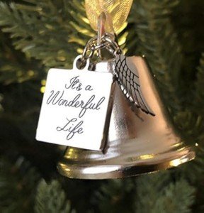 Wonderful Life Angel Bell Ornament with Ribbons