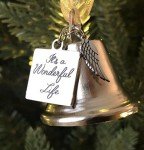Wonderful Life Angel Bell Ornament with Ribbons