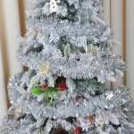 33 Feet Silver Tinsel Garland for Holiday Decor