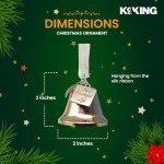 Wonderful Life Angel Bell Ornament with Ribbons