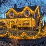 600 LED Waterproof Christmas String Lights - Warm White