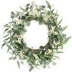 20" Eucalyptus Wreath for Year-Round Decor