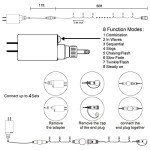 200 LED 66ft Christmas Fairy String Lights