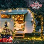 600 LED Waterproof Christmas String Lights - Warm White