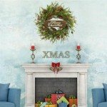 22" Pine Cone Christmas Wreath for Holiday Decor