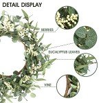 20" Eucalyptus Wreath for Year-Round Decor