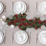 6FT Red Berry Christmas Garland for Holiday Decor