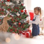 6FT Red Berry Christmas Garland for Holiday Decor