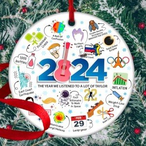 2024 Year in Review Funny Christmas Ornament