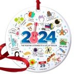 2024 Year in Review Funny Christmas Ornament