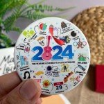 2024 Year in Review Funny Christmas Ornament