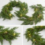 6FT Light-Up Christmas Garland for Holiday Cheer