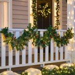 Prelit Christmas Garland with 100 Warm Lights & Berries