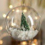 20 Clear Fillable Ornaments for Holiday Decor