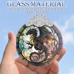 Dragon Stained Glass Christmas Tree Ornament