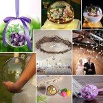 20 Clear Fillable Ornaments for Holiday Decor