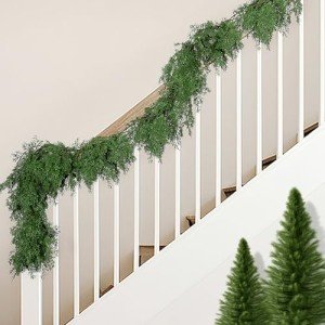 Christmas Norfolk Pine Garland - Set of 2