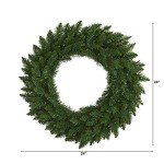 24in Green Pine Christmas Wreath with LED Lights