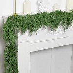 Christmas Norfolk Pine Garland - Set of 2