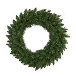 24in Green Pine Christmas Wreath with LED Lights