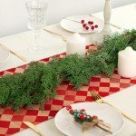 Christmas Norfolk Pine Garland - Set of 2
