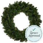 24" Unlit Canadian Pine Christmas Wreath