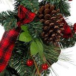Colorful Pinecone and Berries Wreath - 24 Inch