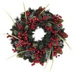 Tunbridge Winter Berry 24-Inch Christmas Wreath