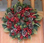 Tunbridge Winter Berry 24-Inch Christmas Wreath