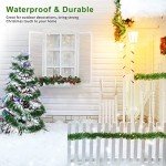 33Ft Untangled Christmas Garland for Holiday Decor