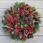Tunbridge Winter Berry 24-Inch Christmas Wreath