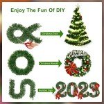 33Ft Untangled Christmas Garland for Holiday Decor