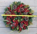 Tunbridge Winter Berry 24-Inch Christmas Wreath