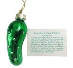 Christmas Pickle Ornament German Tradition Blown Glass Tree Decoration Gift Boxed